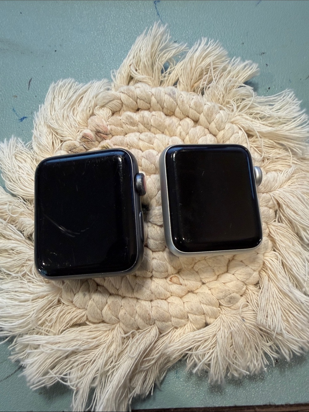 Apple Watch Series 3 Modules in Black and Silver-Tone -Used